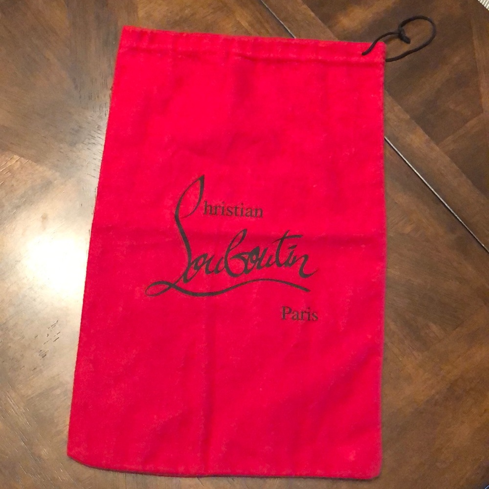 One Authentic Christian Louboutin Paris Dust Bag